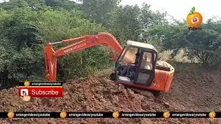 CB Dozer Working For Road Construction| orrange videos