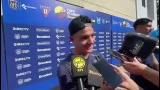 Declaraciones de Alexander Alvarado, jugador de #LDUQ y la final de #CopaEcuador