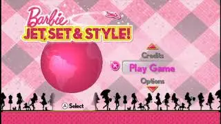 Barbie: Jet, Set & Style! Title Screen (Wii)