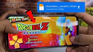 [NEW] DRAGON BALL Z KAKAROT DELUX PPSSPP ISO MOD ANDROID WITH PERMANENT MENU | DBZ TTT MOD
