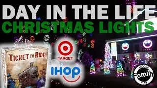 Awesome Christmas Light Displays! | Day in the Life | Moore Family Fun