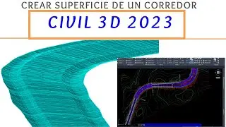 СОЗДАТЬ ПОВЕРХНОСТЬ КОРИДОРА В CIVIL 3D 2023