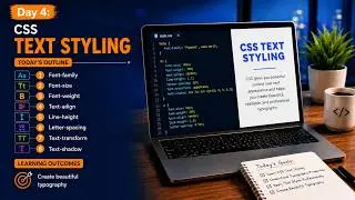 Day 4 | CSS Text Styling Tutorial for Beginners | Font, Text Align, Spacing, More | CSS Mastery 2026