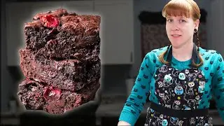 Let's Bake Fudgy Cherry Brownies