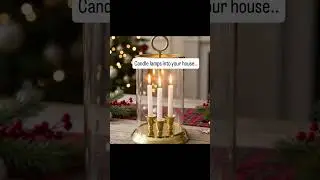 Sleigh the holiday and bring home the magic of candle lamps.#lighting #homed&eacute;cor #lamp #festive