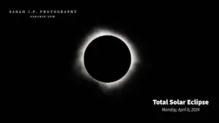 Total solar eclipse. April 8, 2024. Hamilton, Ontario, Canada.