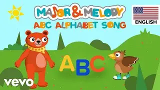 Major & Melody - ABC Alphabet song (Nursery Rhymes for kids / US version)
