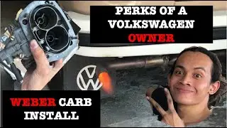 PERKS OF A VOLKSWAGEN OWNER  l  INSTALLING A WEBER CARB ON T2 VOLKSWAGEN BUS