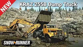 New KRAZ 255B Dump Truck In SnowRunner New Update @TIKUS19