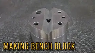 Making a bench block - pin removal