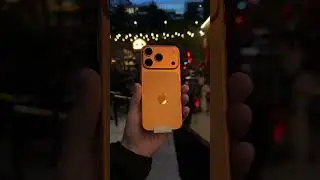 Вау! Какой он красивый! iPhone 17 Pro Orange