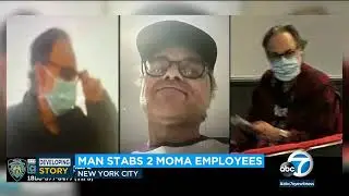 2 stabbed inside NYC's landmark Museum of Modern Art; suspect identified | ABC7