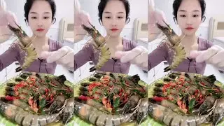 Eat big shrimp 🦐🦐🦐🦞🦞🦪🦪🐙🐙 [ Seafood 🦐🦐 ]#seafood #scalloped #한국의맛 #lobster