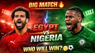 &ldquo;Tight Match Alert! 😱 Egypt vs Nigeria | Who Will Take Bronze?&rdquo;