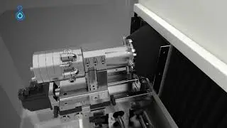 Compact Desktop 5-Axis CNC Machine | Miniaturized 5-Axis Machining Animation