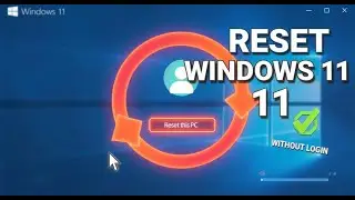 how to reset windows 11 from login screen