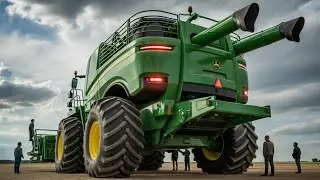 Концепт комбайна John Deere Titan Harvester X9000 2026 года 😱 Самая мощная в мире интеллектуальна...