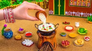 Miniature Coconut Rice | How To Make A Quick Coconut Rice | Thengai Sadam Recipe | Tiny Foodkey