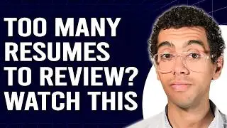 If You Are Getting Overwhelmed With Many Applicants When Hiring, Watch This!