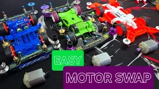 How to Change a Mini 4WD Motor 🏎️⚡ (FM-A, MA, MS & Rear Chassis – Complete Guide)