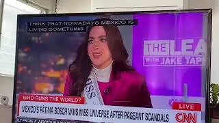 Miss Universe F&aacute;tima Bosch was on CNN live news as of December 4, 2025