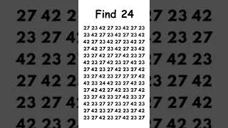 Find  24 #find #quiz #mathsfacts #hindi #iqhindi