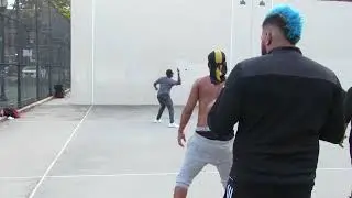 Pomonok - Fall B/C Doubles - JJ & Antonio vs Lou & Jah - Filmed By Handball Social - 10.11.2020