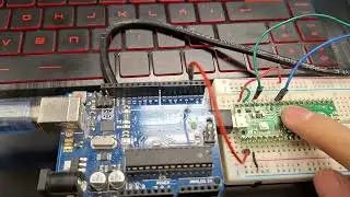 Sending the Raspberry Pi Pico internal temperature to an Arduino Uno