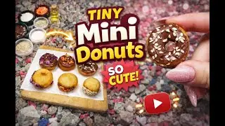 Tiny Donuts That Are So Cute 😋🍩 Miniature Cooking Magic