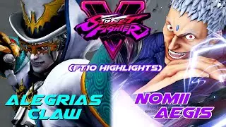 Alegrias Claw (Vega) vs NoMii Aegis (Urien) * SF5 CE ▰ First to 10 Highlights
