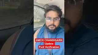 GMCH CHANDIGARH Review Visit 8 August PWD Verification #neet2024 #pwd #mcc #mbbs
