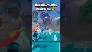 Couldn't afford morphin' time