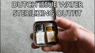Dutch Issue Water Sterilizing Outfit