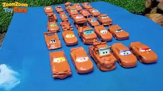 Clean up muddy minicars & disney pixar car convoys! Play in the garden