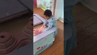 This is how they learn the world #play based learning #toddlergrowth #gentlegrowth#shortsvideo