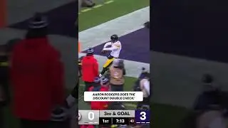 Rodgers' Discount Double Check Celly is BACK 🕺 #aaronrodgers #steelers