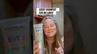 My #grayhair is loving it! #amazonfinds #amazonbeauty #amazoninfluencer #loreal #everpure