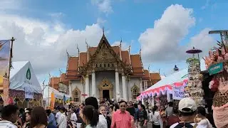 งานตานก๋วยสลาก วัดเบญจมบพิตรกรุงเทพมหานครวันนี้พามาเดินชมงานประเพณีคนเหนือ งานตานก๋วยสลาก