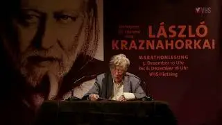 Marathonlesung 2025 &ndash; Robert Hofstetter liest L&aacute;szl&oacute; Krasznahorkai | 79