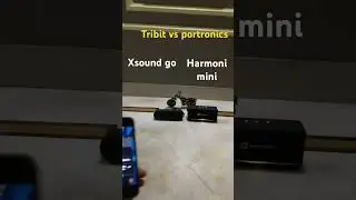 Tribit Xsound Go vs Portronics Harmony Mini quick comparison #bluetoothspeaker