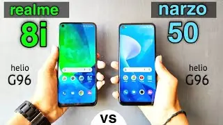 realme 8i vs realme narzo 50 Speed Test & Comparison | Same Processor Huge Difference 😱