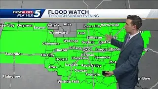 TIMELINE: Storms bring flood risk to Oklahoma on Saturday
