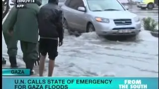 UN declares state of emergency in Gaza due to flooding
