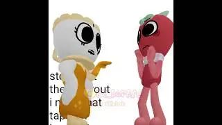fighting over a tape 📼💢 (piano tipes) [dandy's world] #dandysworld (🍵-🍓-⚫️) 3D style