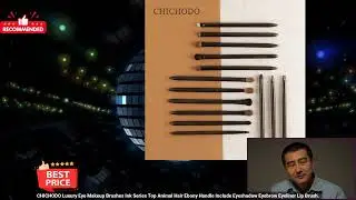 3256805655591366 CHICHODO Luxury Eye Makeup Brushes Ink Series Top Animal Hair Ebony Ha