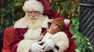 Baby Royce MEETS SANTA!!