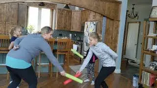 PE At Home - Pool Noodle Fitness & Fencing