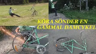 HUR MAN K&Ouml;R S&Ouml;NDER EN GAMMAL DAMCYKEL