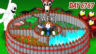 I Built The Best SECURE AFK BASE in 99 Nights in a Forest!