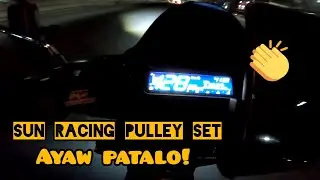 SUN RACING PULLEY SET REVIEW | CLICK 125 | TOP SPEED | ALL STOCK ENGINE